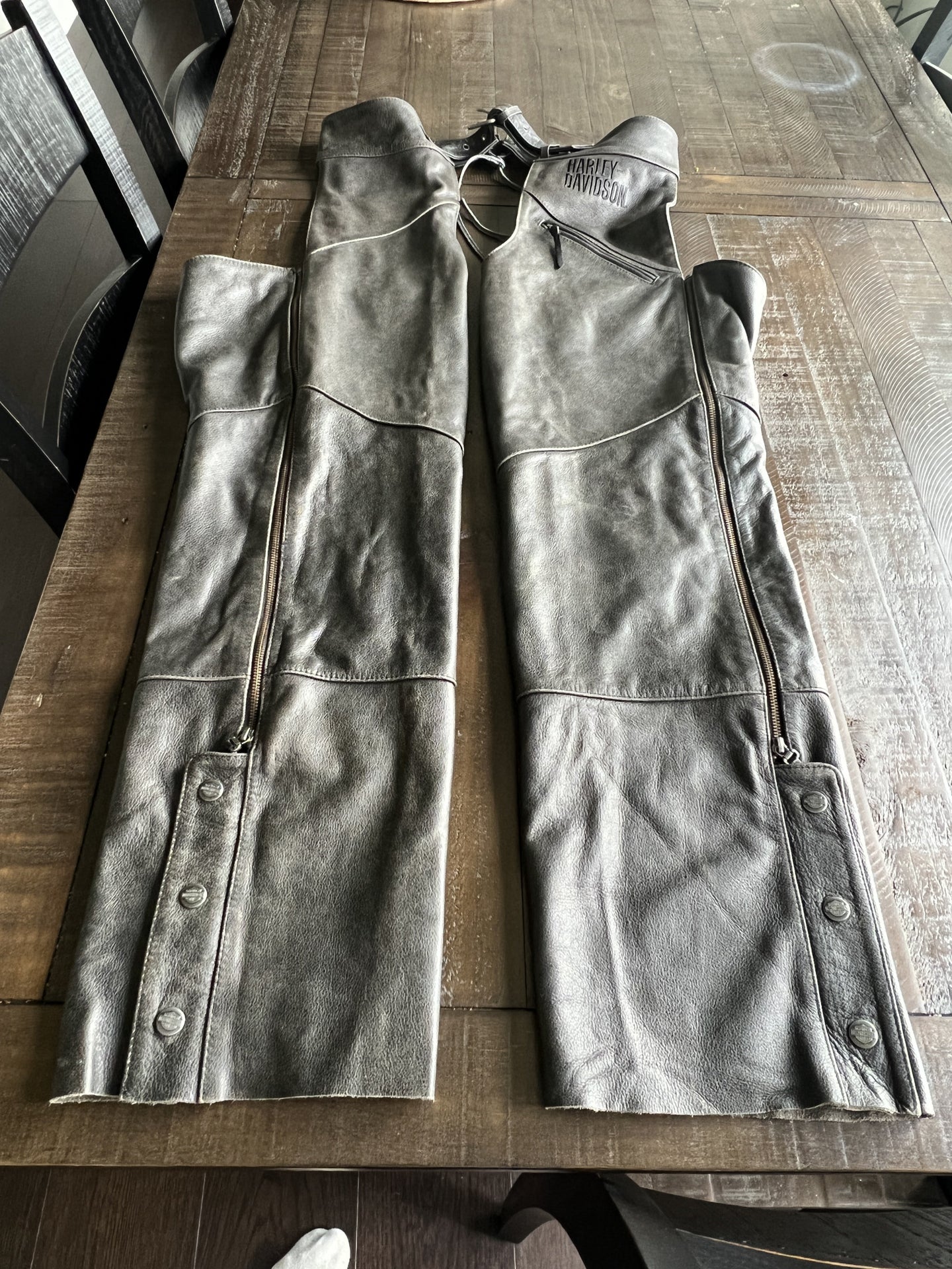 90s HARLEY DAVIDSON Leather Chaps - パンツ